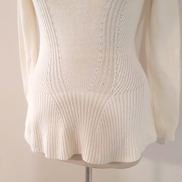 Review Size 8 White Knit Jumper - Picture 3 of 8